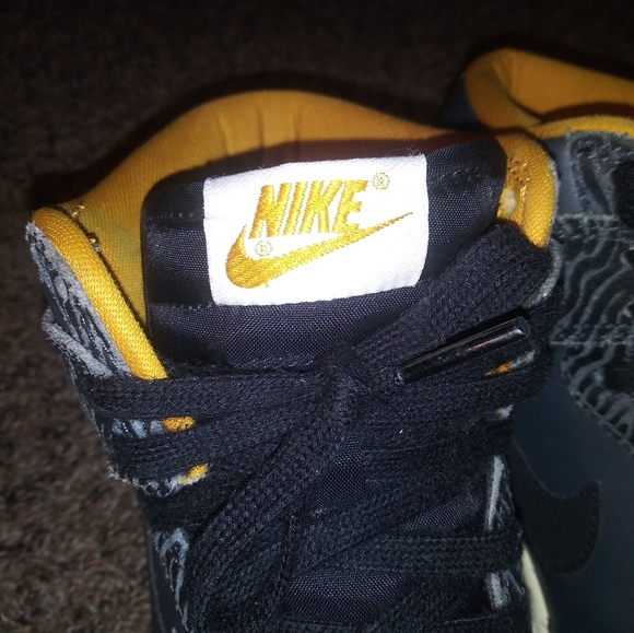 Nike Dunk Hi  Print Anthracite Tiger 543242-004- size 7.5 female - Picture 6 of 11